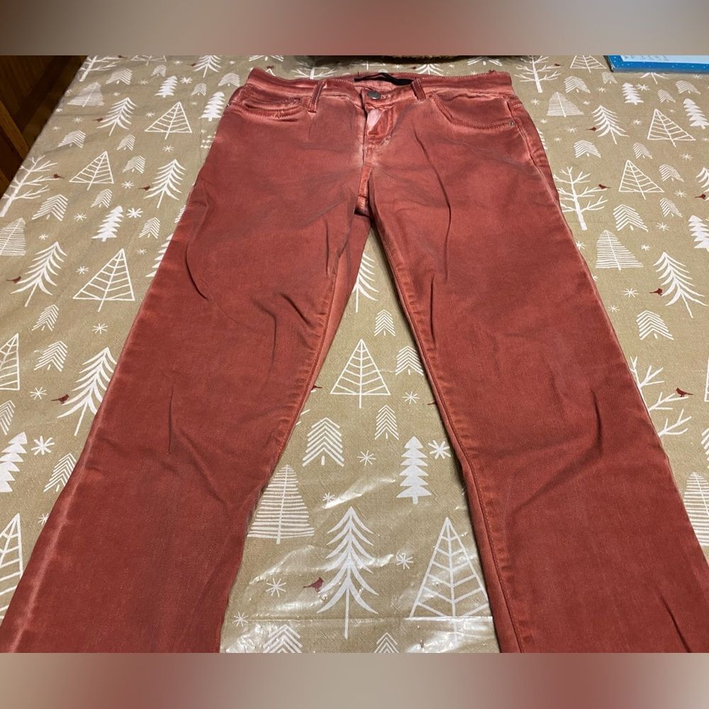 Joe’s brand jeans, rusty orange colored, 25 waist and 32 inseam. (J28) - Picture 4 of 7
